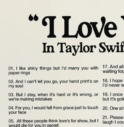 Taylor Posters